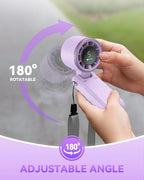 PlayHot Portable Handheld Turbo Fan, 5-Speed Personal Fans, 5000mAh - Image 8