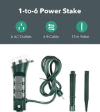 BN-LINK Outdoor 6ft Extension Cord Power Stake - Image 5