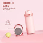 POWCAN 18 oz Insulated Water Bottle: 2-in-1 Push-Button Spout & Quick-Flip Straw - Image 6