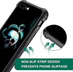for iPhone 7/8 Case, Skeleton Winding Snake Pattern Graphic Design Girl Boy - Image 5
