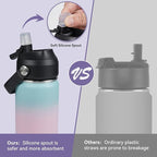 Fijinhom 18oz Insulated Stainless Steel Water Bottle, Wide Mouth Double Wall - Image 5