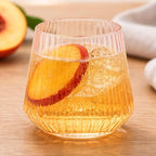 Oojami 40 Pack Pink Ribbed Plastic Wine Glasses 12 oz - Image 8