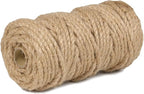 PerkHomy 5mm Jute Rope 105 Feet Twisted Heavy Duty and Thick Twine Rope - Image 4