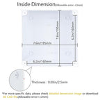 LeMotech Junction Box, Electrical Box IP65 Water Resistant Dustproof ABS - Image 3