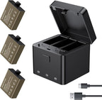 AKASO 3 x 1050mAh Rechargeable Action Camera Battery by AKASO