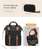 LOVEVOOK Laptop Backpack for Women Work Travel Computer Backpacks Purse - Image 8
