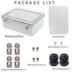 Outdoor Waterproof Electrical Box Junction Box Weatherproof IP67 ABS Plastic - Image 4
