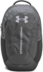 Under Armour Unisex-Adult Hustle 6.0 Backpack, Castlerock / / Steel, One Size by UnderArmour