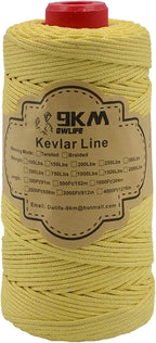 9KM DWLIFE Braided Kevlar Cord, 100lb~2000lb, High Tensile Strength, Flame by 9KMDWLIFE