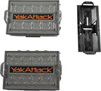 YakAttack TracPak Combo Kit – Battleship Grey | 2 Stackable Storage Boxes + - Image 2