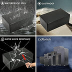 LeMotech Project Box ABS Plastic IP65 Waterproof Dustproof Electrical Junction - Image 8