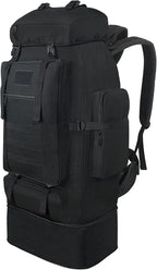 Hiking Backpack, 100L Large Camping Backpack, Expandable Waterproof MOLLE by Vaupan