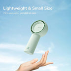 JISULIFE Portable Handheld Turbo Fan, 4000mAh USB Rechargeable Personal Battery - Image 9