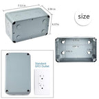 Nineleaf Waterproof Electrical Box, 1PK Plastic Junction Box, IP66 External - Image 7