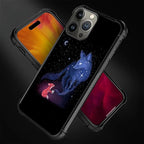 for iPhone 16 Pro Case, Galaxy Fox Wolf Pattern Graphic Design Girl Boy Soft - Image 4