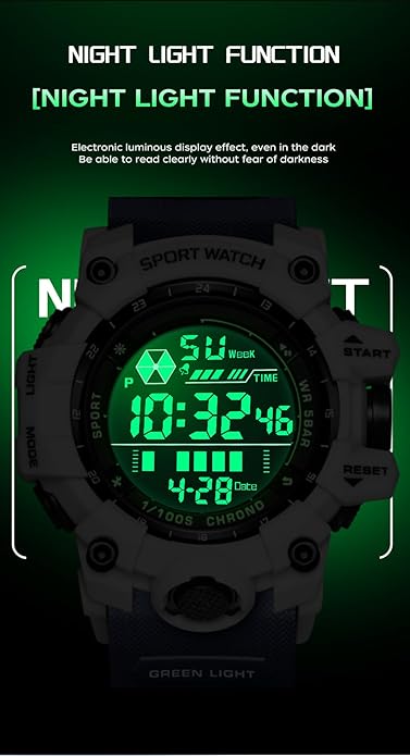 FANMIS Mens Military Multifunction Digital LED Watch Electronic Waterproof - Image 7