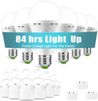 6 Pack Rechargeable Emergency Light Bulbs, Battery Powered LED Light Bulb 6000K by SORHELIDKO