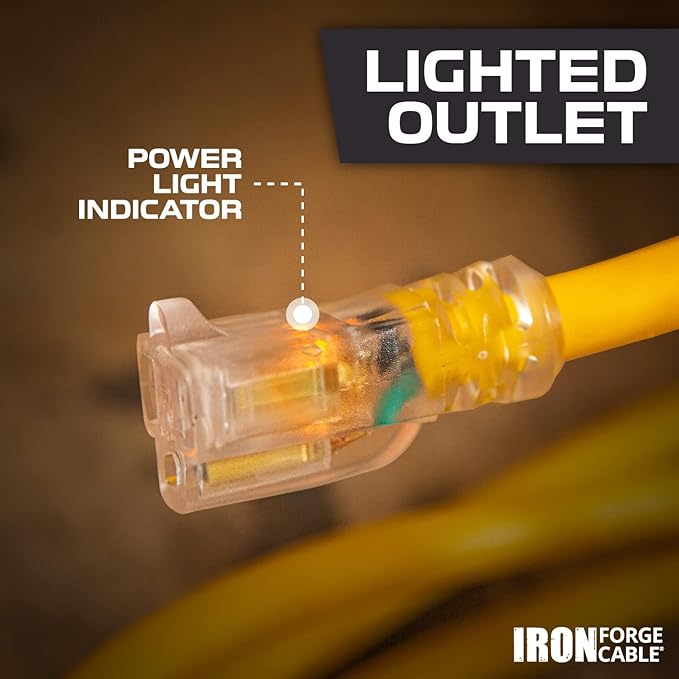 Iron Forge Cable Outdoor Extension Cord 10 Ft, 2 Packs - Image 4