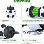 Collapsible Water Bottles with Carabiner Food Grade Sports Water Bottle - Image 9