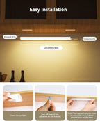 Under Cabinet Lighting 8 Inches Rechargeable Motion Sensor Light Indoor - Image 4