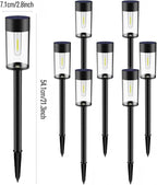 8 Pack Solar Pathway Lights Outdoor Waterproof, High Brightness LED Solar - Image 2