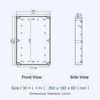 LeMotech Electrical Box Clear Cover Project Box IP65 Waterproof Junction Box - Image 8