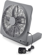 O2COOL Treva 10-Inch Portable Desktop Air Circulation Battery Fan, 2 Speed - Image 3