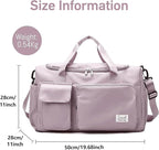 Suruid Travel Duffel Bag with Shoes Compartment Sports Gym Bag with Dry Wet - Image 2