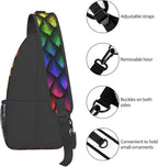 Dragon Scale Sling Bag For Women Men Fashion Animals Skin Backpack Crossbody - Image 5