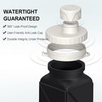 BEAUTAIL Collapsible Water Bottles 20.6oz, Silicone Foldable Portable Travel - Image 4