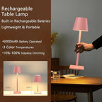 Yogaret Pink Cordless Table Lamp Set of 2 - Image 2
