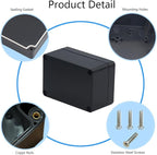 2 Pack Project Box ABS Plastic Black Electrical Boxes IP65 Waterproof DIY - Image 5