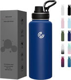 Sports Water Bottle 40oz, Insulated Water Bottle by coktik