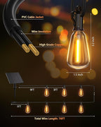 Brightown 76FT Solar String Lights Outdoor Waterproof - Image 6