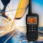 Uniden Atlantis 155 Handheld Two-Way VHF Marine Radio, Floating IPX8 - Image 6