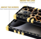 Compatible with iPhone 16 Pro Max Case, Seamless Gold Chain Leopard Luxury - Image 6