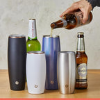 SNOWFOX Insulated Beer Glass, Premium Vacuum Insulated Stainless Steel - Image 2