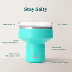 REDUCE Saltini 16 oz Cocktail Tumbler - Image 3