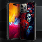 for iPhone 16 Pro Max Case, Skull Lady Rose Pattern Graphic Design Girl Boy - Image 7