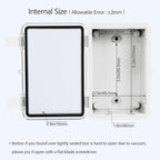 ABS Plastic Dustproof Waterproof IP65 Junction Box Hinged Shell Universal - Image 4