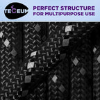 TECEUM Reflective Paracord Rope 1000 – 1000ft/200ft/100ft/50ft – 40+ Colors – - Image 8