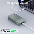 JUOVI Portable Charger 65W Power Bank 20000mAh Compact USB C Laptop Power Bank - Image 5