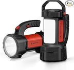 AlpsWolf Camping Lantern Rechargeable, 2 Pack Same LED Flashlight Spotlight by AlpsWolf