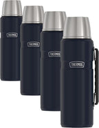 THERMOS Stainless King Vacuum-Insulated Beverage Bottle, 40 Ounce, Midnight Blue by Thermos