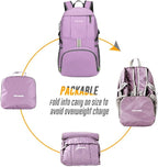 35L Lightweight Packable Backpack Waterproof Durable Hiking Travel Backpack - Image 5