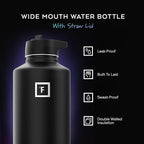 IRON °FLASK Camping & Hiking Hydration Flask - 64 oz Dark Rainbow - Image 2