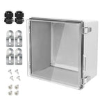 LeMotech Electrical Box, IP67 Waterproof Hinged Clear Cover Stainless Steel by LeMotech