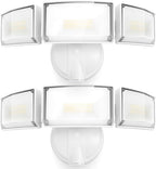 LUTEC 75W 8000 Lumen Floods Light Outdoor, Switch Controlled LED Security Lights by LUTEC