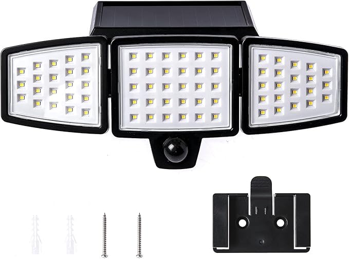Home Zone Security 2 Packs Solar Flood Lights Outdoor Motion Sensor 120 Degrees - Image 8
