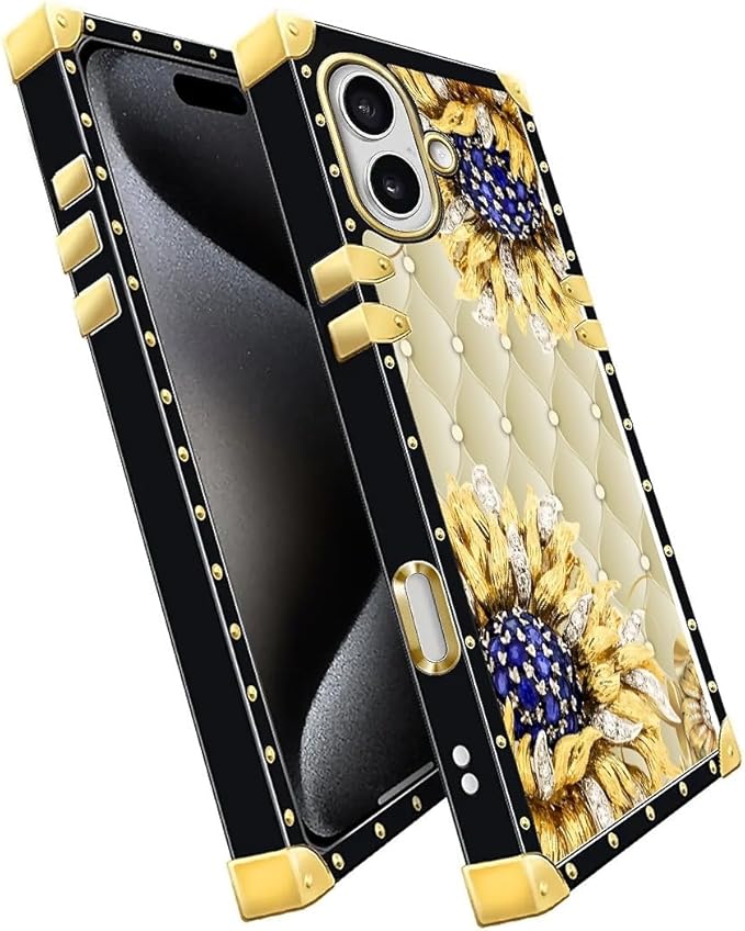 for iPhone 17 Case Luxury Golden Decoration - Image 3